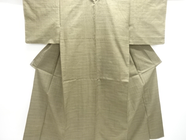SALE!! JAPANESE KIMONO / ANTIQUE VARIED HORIZONTAL STRIPE PATTERN WOVEN TSUMU