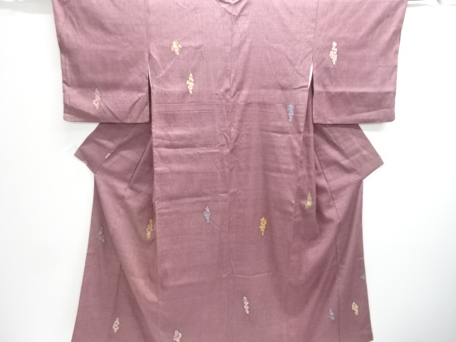 SALE!! JAPANESE KIMONO / ANTIQUE TANGHUA PATTERN TSUMUGI KIMONO