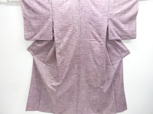 SALE!! JAPANESE KIMONO / ANTIQUE VARIED HORIZONTAL STRIPE PATTERN WOVEN TSUMU
