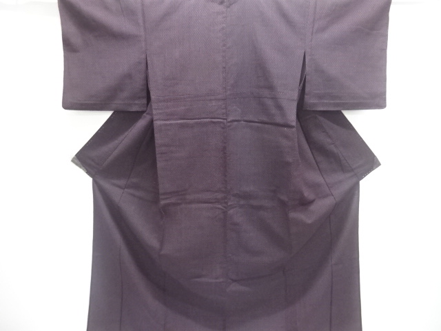 SALE!! JAPANESE KIMONO / ANTIQUE TAISHO ROMANTIC CROSS-PATTERN KASURI WEAVE H