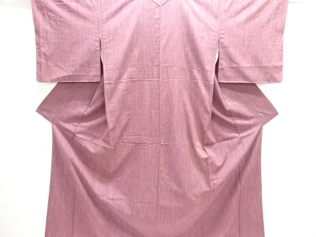 SALE!! JAPANESE KIMONO / TSUMUGI / WOVEN STRIPE 