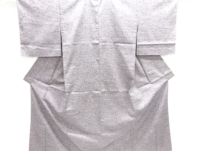 SALE!! JAPANESE KIMONO / HITOE TSUMUGI / WOVEN KASURI 