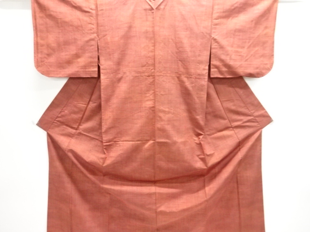 SALE!! JAPANESE KIMONO / HITOE TSUMUGI / WOVEN GRID 