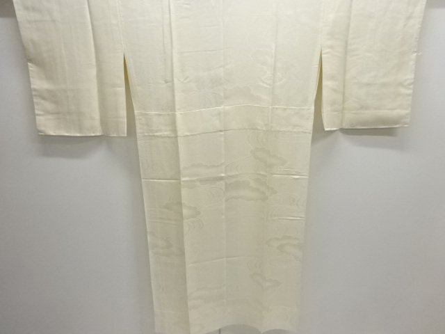 SALE!! JAPANESE KIMONO / HITOE JUBAN / WOVEN STREAM WATER & CLOUD 