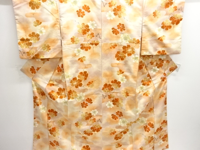 SALE!! JAPANESE KIMONO / KOMON / FLOWER & EGASUMI 