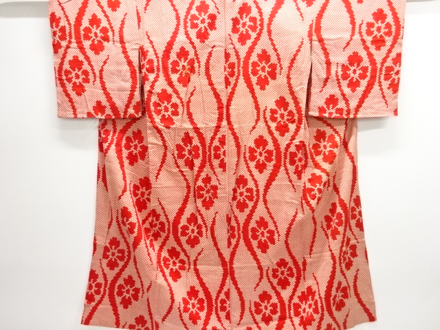 SALE!! JAPANESE KIMONO / ANTIQUE HANATATE-WAKI PATTERN JUBAN