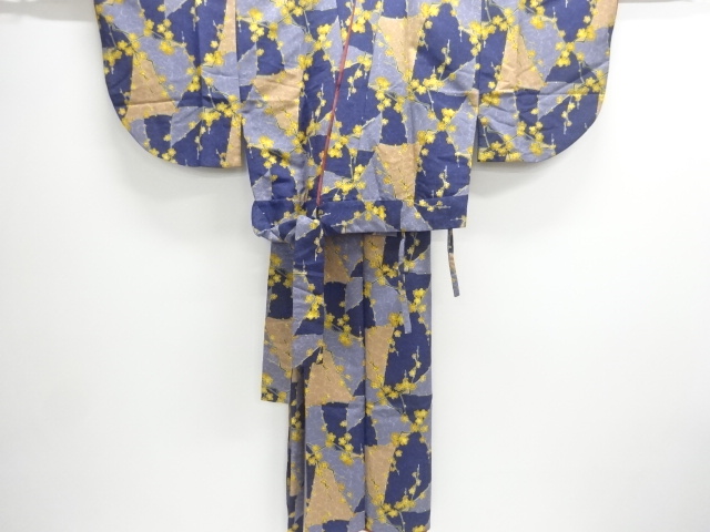 SALE!! JAPANESE KIMONO / KOMON / TWO-PIECE / BRANCH UME