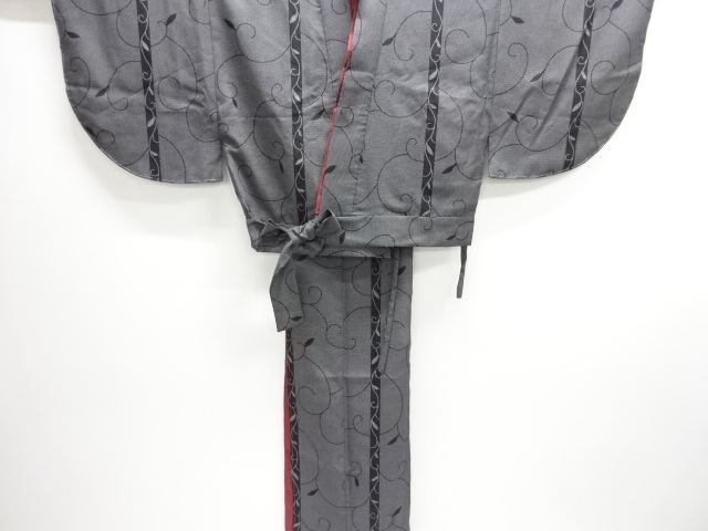JAPANESE KIMONO / UNUSED KOMON / 2 PIECE / ARABESQUE PATTERN 