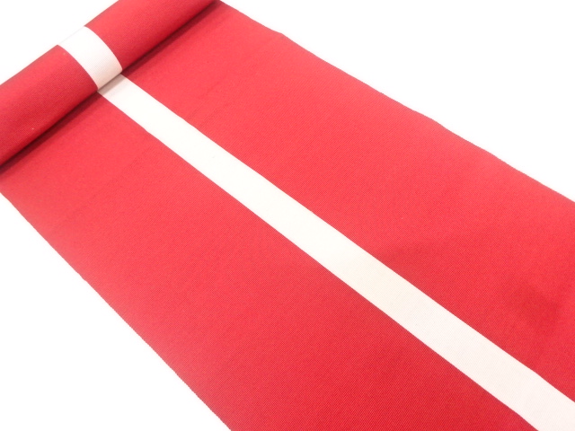 SALE!! JAPANESE KIMONO / ANTIQUE BOLT FOR HASSUN OBI / SILK / CHIKUZEN HAKATA / WOVEN STRIPE