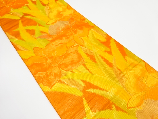 SALE!! JAPANESE FUKURO OBI / WOVEN CATTLEYA