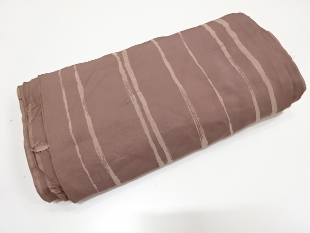 SALE!! JAPANESE KIMONO / ARAIHARI FOR KIMONO / SILK / WOVEN STRIPE