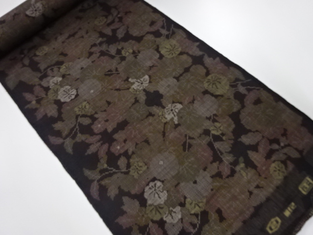 アンティーク　本場大島紬着尺反物(韓国産)