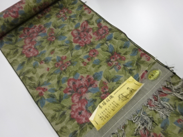 アンティーク　正絹　紬　着尺反物