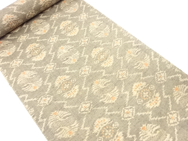 アンティーク　正絹　紬　着尺反物