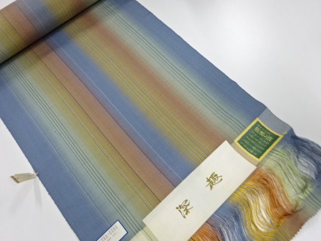 アンティーク　正絹　紬　着尺反物