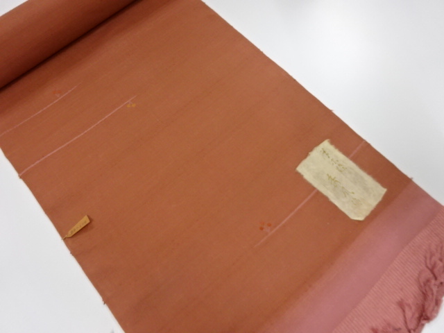 アンティーク　正絹　紬　着尺反物