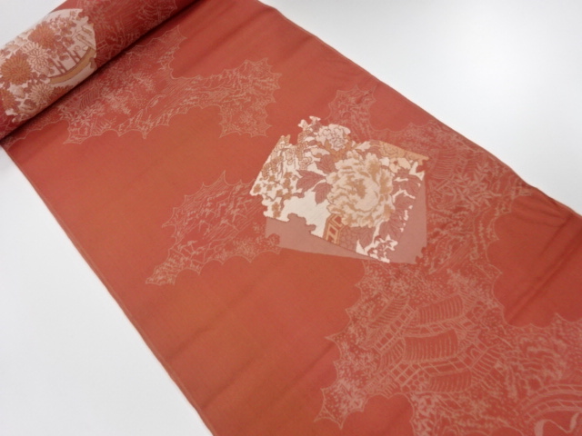 アンティーク　正絹　お召着尺反物