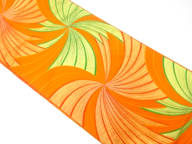 SALE!! JAPANESE KIMONO / ANTIQUE NAGOYA OBI / SILK / WOVEN STREAM