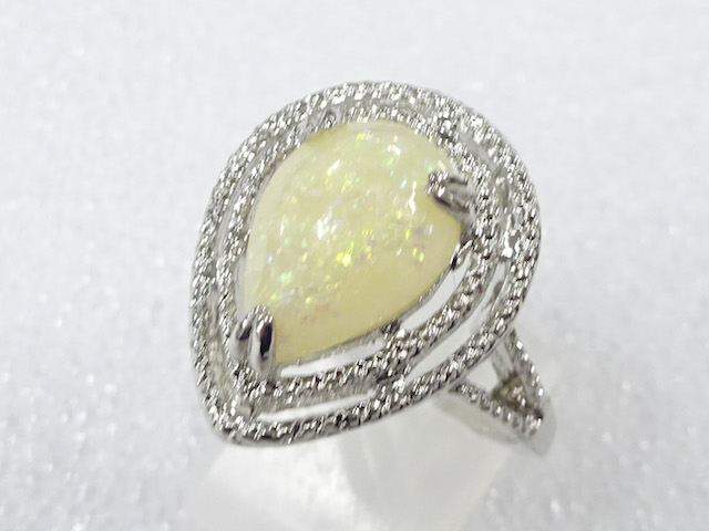 SALE!! COLORED STONE FASHION RING / JP SIZE 19