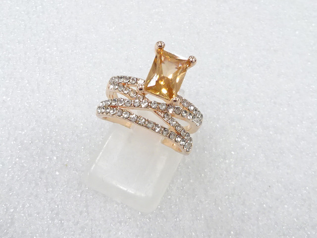 SALE!! COLORED STONE FASHION RING / JP SIZE 11