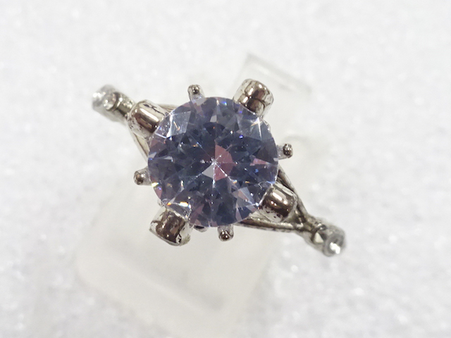 SALE!! JAPANESE KIMONO / ANTIQUE CRYSTAL RING (SIZE 21)