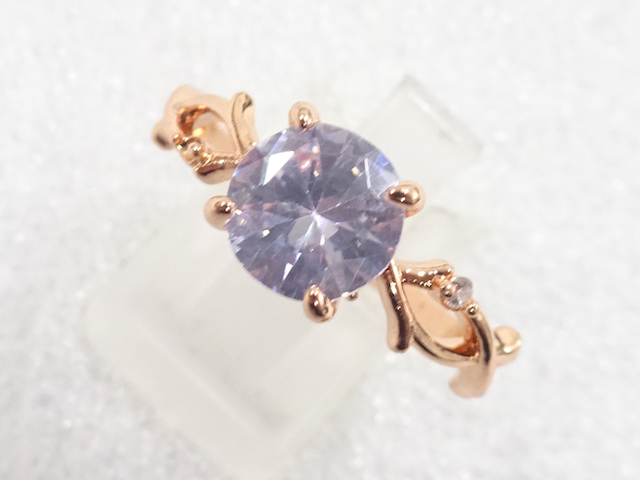 SALE!! JAPANESE KIMONO / ANTIQUE CRYSTAL RING (SIZE 21)