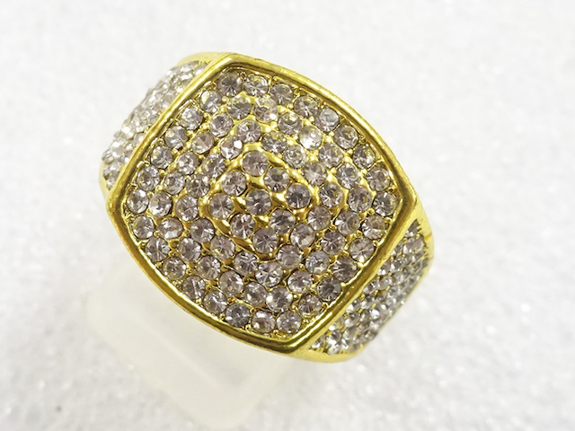 SALE!! JAPANESE KIMONO / ANTIQUE CRYSTAL RING (SIZE 22)
