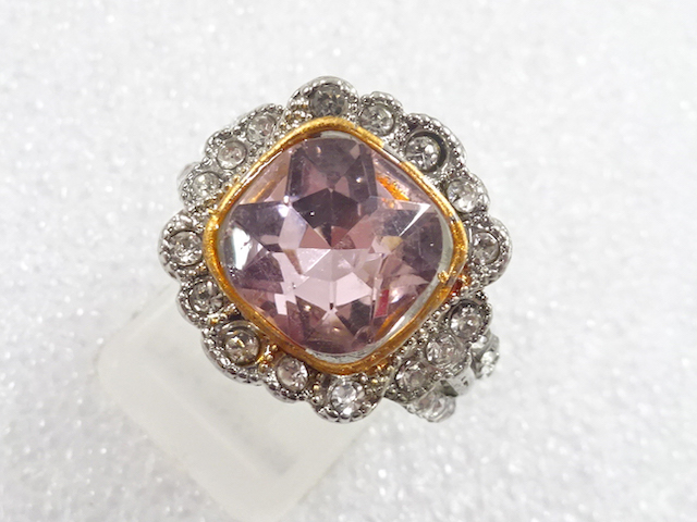SALE!! JAPANESE KIMONO / ANTIQUE COLORED STONE RING (SIZE 13)