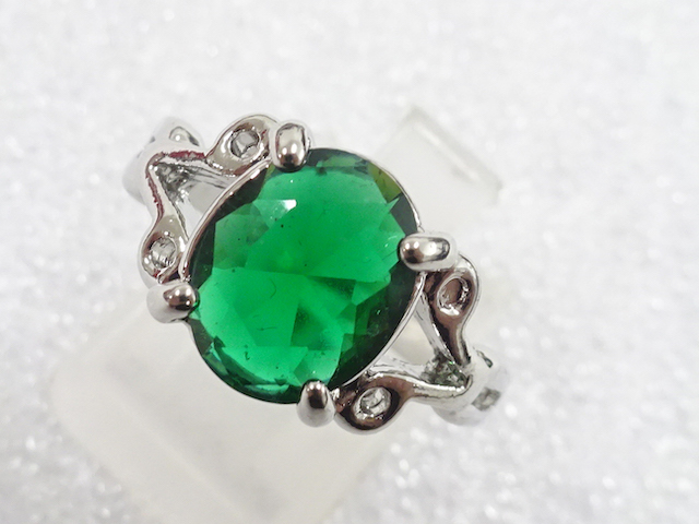 SALE!! COLORED STONE FASHION RING / JP SIZE 18