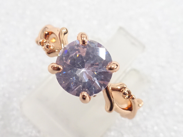 SALE!! JAPANESE KIMONO / ANTIQUE CRYSTAL RING (SIZE 16)