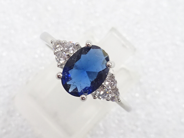 SALE!! JAPANESE KIMONO / ANTIQUE COLORED STONE RING (SIZE 14.5)