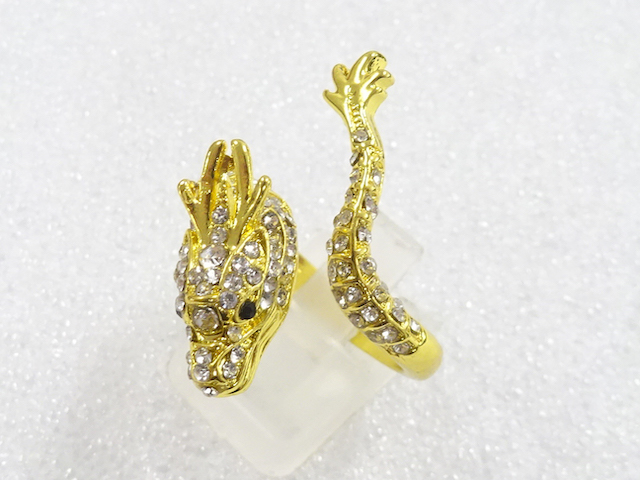 SALE!! JAPANESE KIMONO / ANTIQUE CRYSTAL RING (SIZE 23)