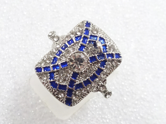 SALE!! JAPANESE KIMONO / ANTIQUE CRYSTAL RING (SIZE 13)