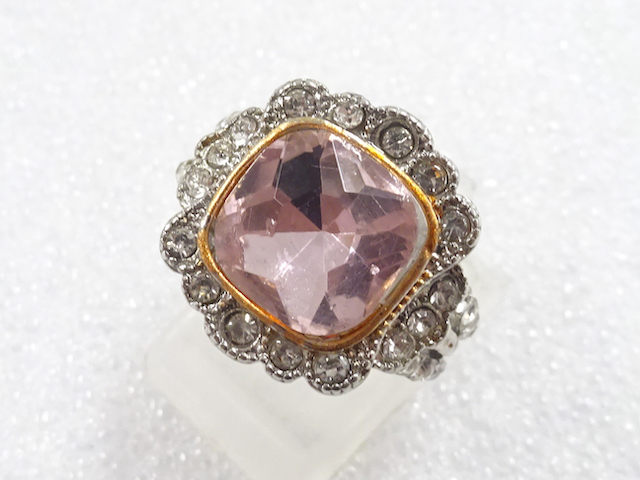 SALE!! COLORED STONE FASHION RING / JP SIZE 13.5