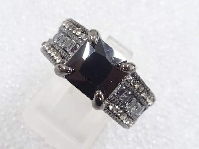 SALE!! JAPANESE KIMONO / ANTIQUE COLORED STONE RING (SIZE 16)