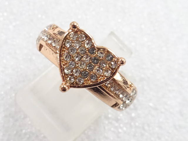 SALE!! JAPANESE KIMONO / ANTIQUE CRYSTAL RING (SIZE 17)