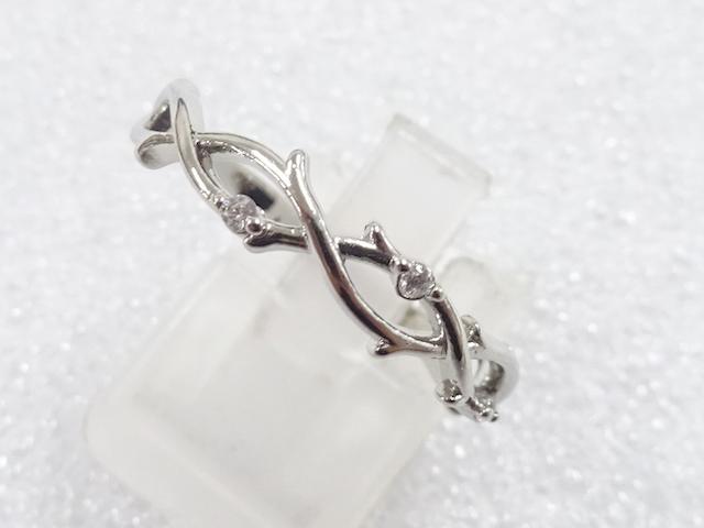 SALE!! JAPANESE KIMONO / ANTIQUE CRYSTAL RING (SIZE 18)