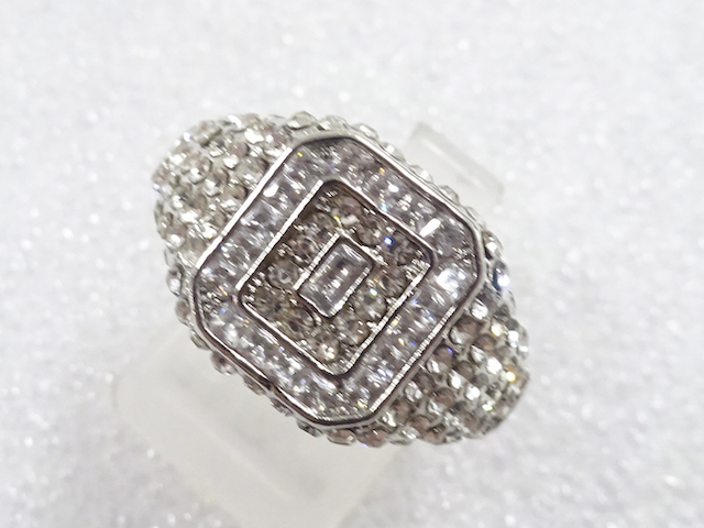 SALE!! JAPANESE KIMONO / ANTIQUE CRYSTAL RING (SIZE 18)