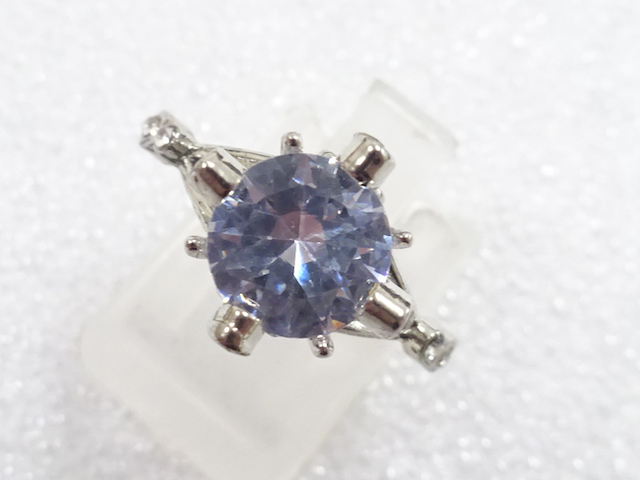 SALE!! JAPANESE KIMONO / ANTIQUE CRYSTAL RING (SIZE 13.5)