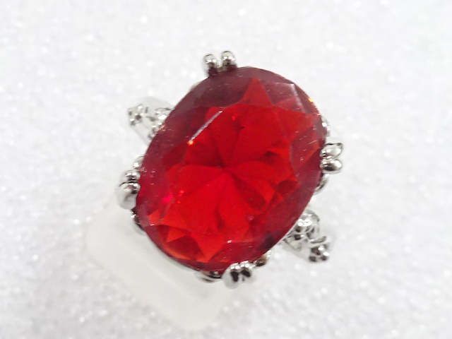SALE!! COLORED STONE FASHION RING / JP SIZE 18