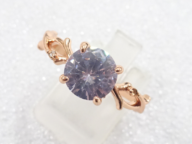 SALE!! JAPANESE KIMONO / ANTIQUE CRYSTAL RING (SIZE 21)