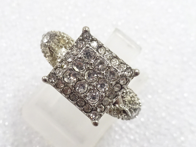 SALE!! JAPANESE KIMONO / ANTIQUE CRYSTAL RING (SIZE 9.5)