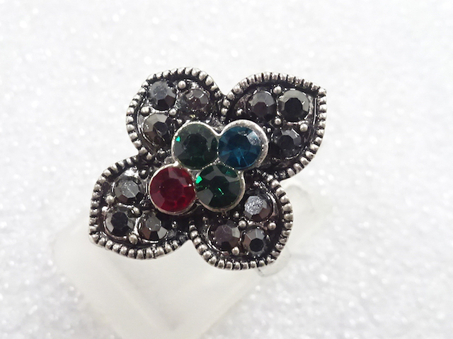 SALE!! COLORED STONE FASHION RING / JP SIZE 10