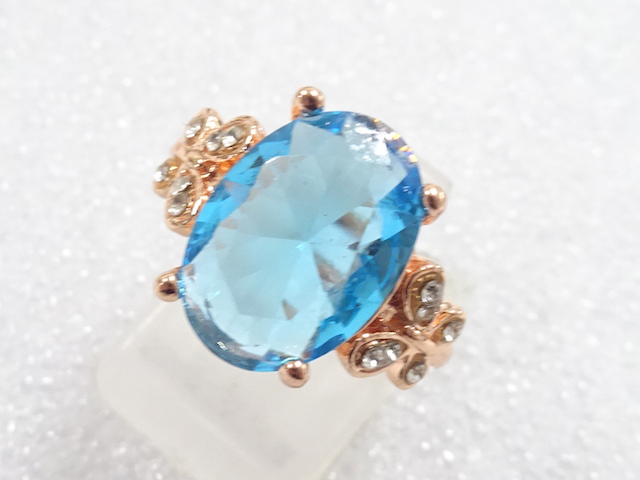 SALE!! COLORED STONE FASHION RING / JP SIZE 13
