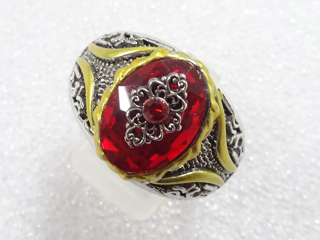 SALE!! COLORED STONE FASHION RING / JP SIZE 28