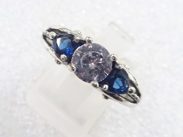 SALE!! Crystal ring (size 17)