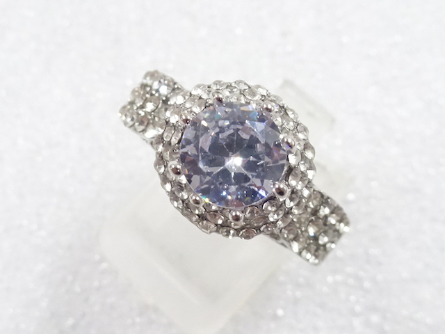 SALE!! Crystal ring (size 17)