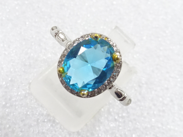 SALE!! Colored stone ring (size 21.5)