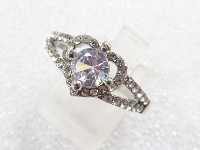 SALE!! Crystal ring (size 19)