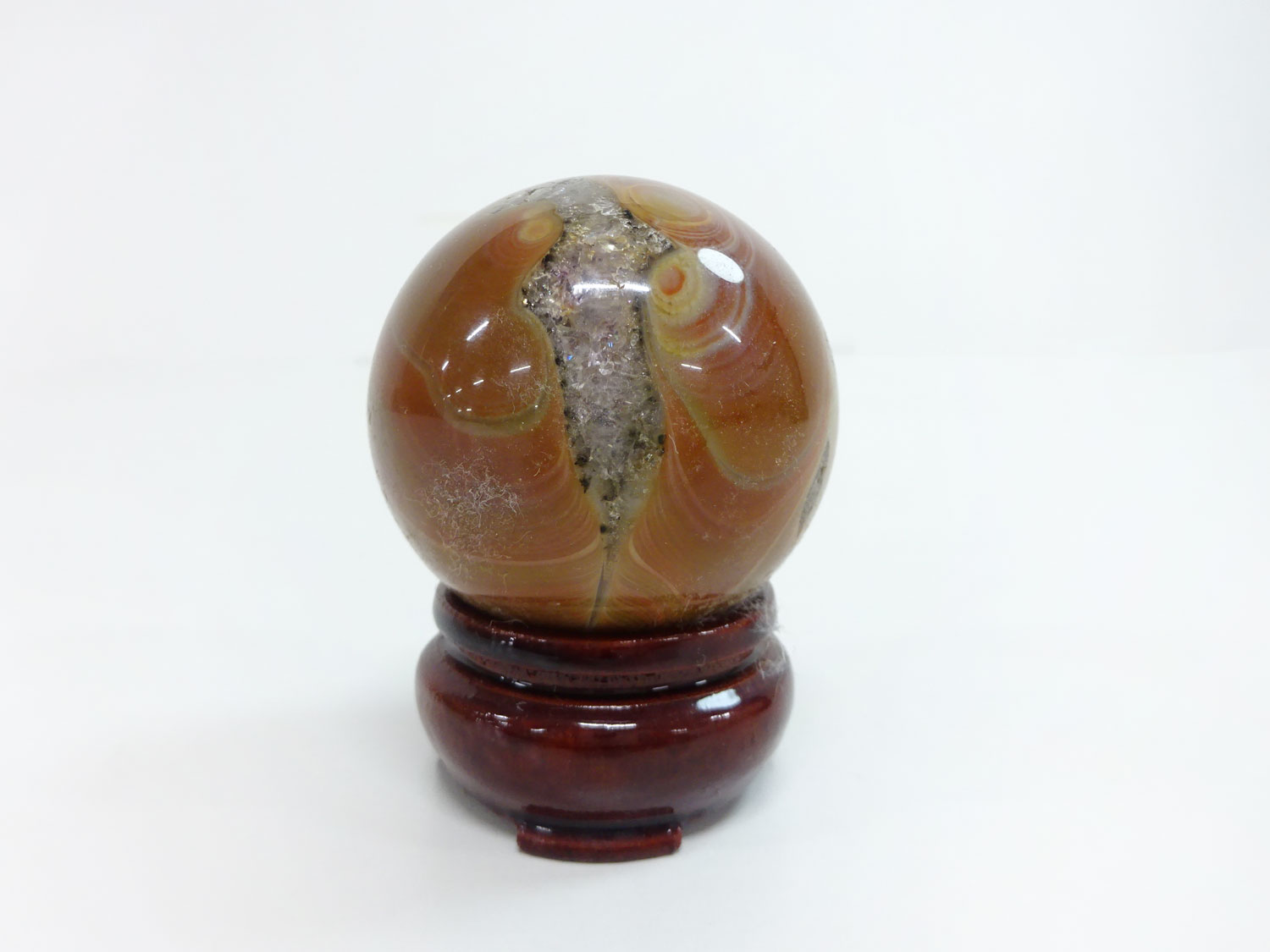 JAPANESE ORNAMENT / NATURAL CRYSTAL & MINERAL (158.52g) / HEALING CRYSTAL SPHERE